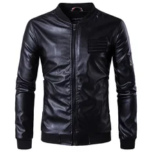 Ouma/весенняя одежда новая стильная мужская одежда кожаное пальто Кэрри локомотив, стоячий воротник, высококачественное кожаное пальто очень большой размер