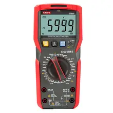 Multimètre numérique UNI T UT89X UT89XD, True RMS NCV 20A, voltmètre AC DC, testeur de résistance à la capacité