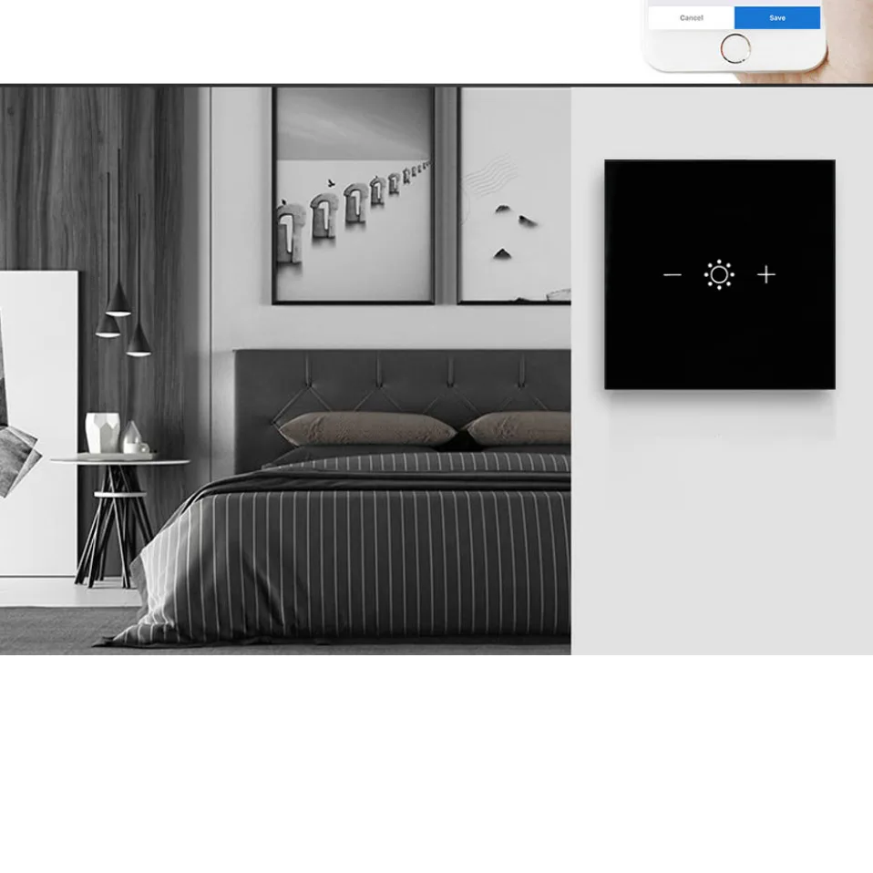 AVATTO Wifi светодиодный сенсорный диммер светильник ЕС/США туя пульт дистанционного управления умная полоса лампочка с регулированием яркости переключатель Amazon Alexa Google Assistant