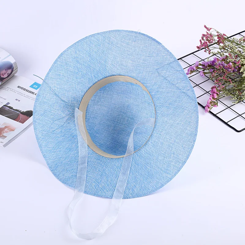 Summer new Sun Hat ladies Korean bow hat wave large brim beach hat Sun visor Hat