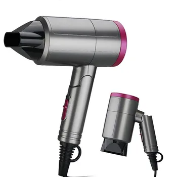 

Portable Travel Hair Dryer Foldable Blower Household Hair Dryer Radiation Free Ionic Low Noise Blow Dryer Powerful Hammer Drye