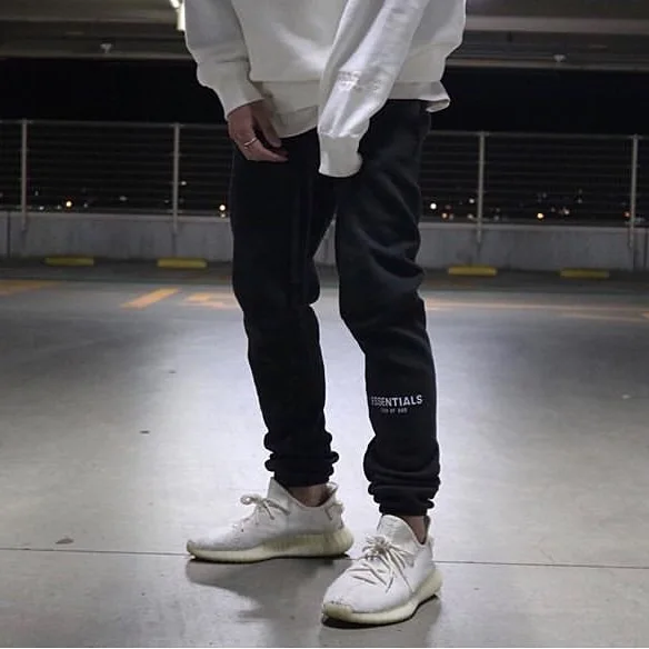 

Reflective Essentials Sweatpants Men Women High Quality Drawstring Joggers Trousers Essentials Embroidery Label Casual Pants