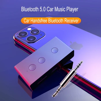 

Universal Bluetooth Car Kit mini 3.5mm jack Aux Bluetooth Receivers Wireless Adapter Handsfree Auto Adapter For Speaker