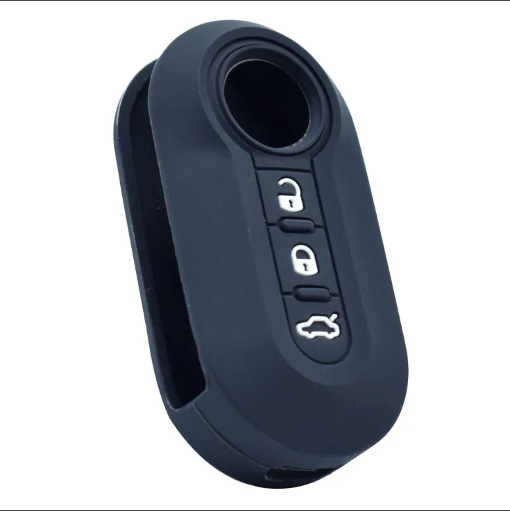 Cover chiave telecomando in silicone per Fiat 500 Ducato Punto Doblo Bravo Lancia Ypsilon Delta - Hb786374bd1f648ed99c5a92f0f1190ca9
