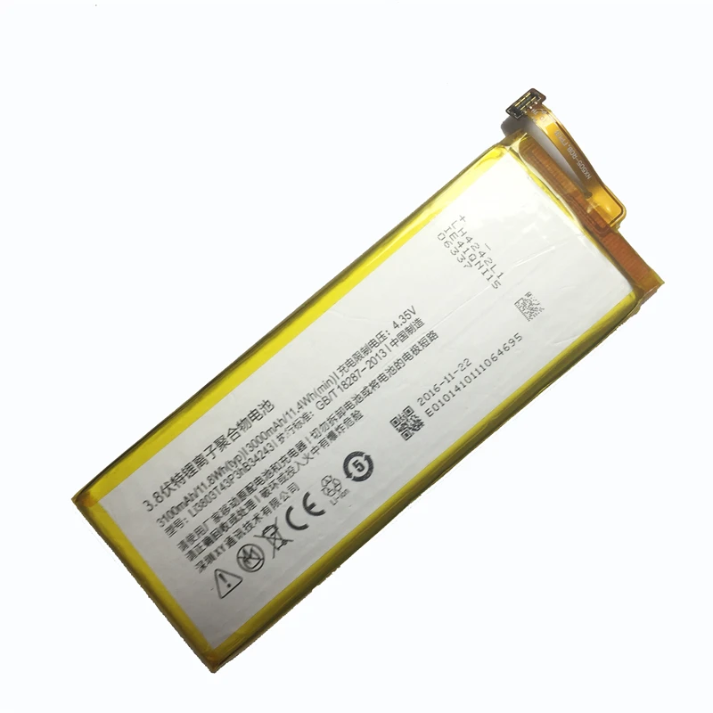 

Battery Li3830T43P3hB34243 For ZTE Nubia Z7 MAX NX505J 3100mAh Cell Phone Replacement Battery