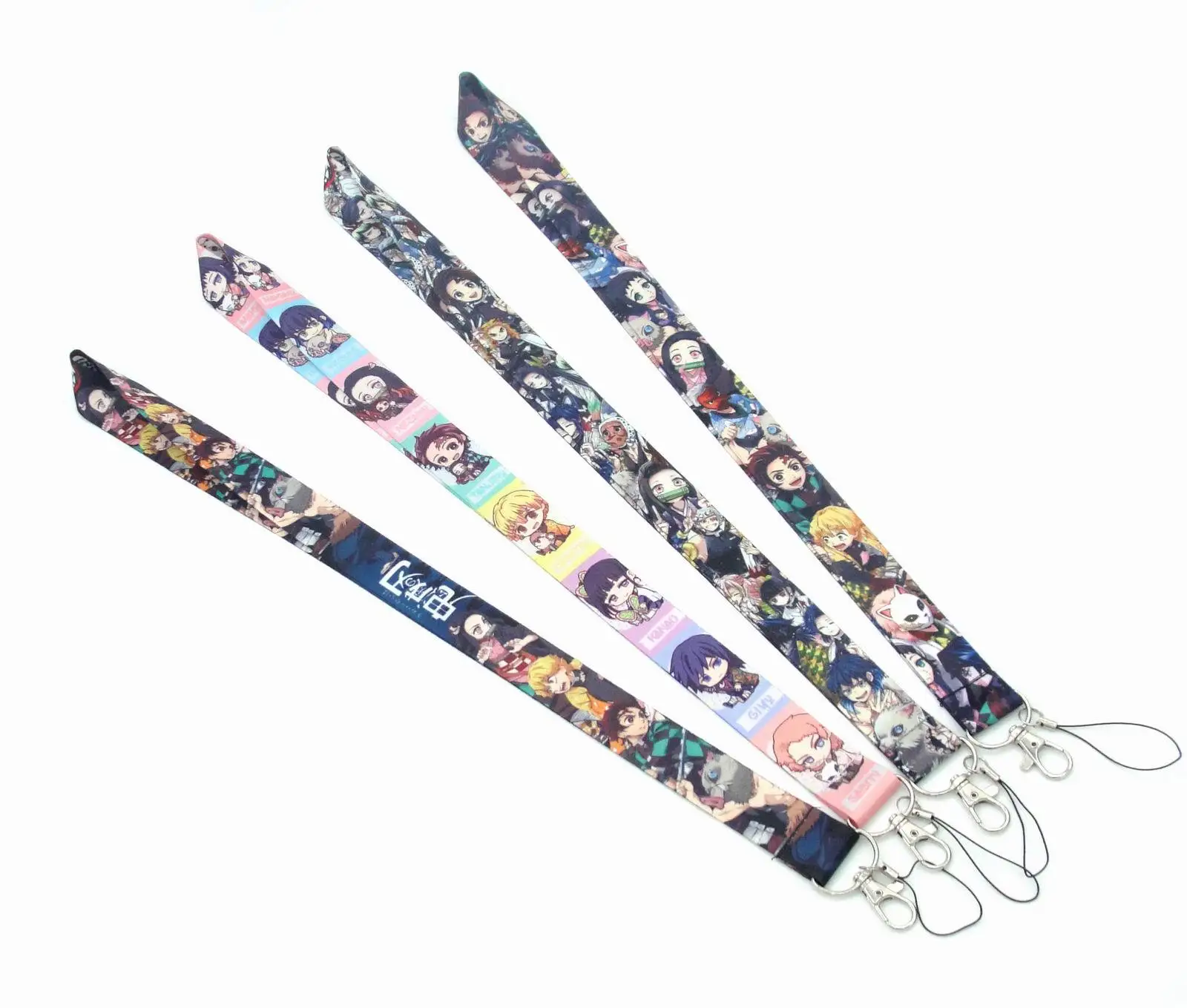 Demon Slayer Kimetsu no Yaiba ремешок косплей мультфильм милый шейный ремень для ID значка держатели унисекс аксессуары