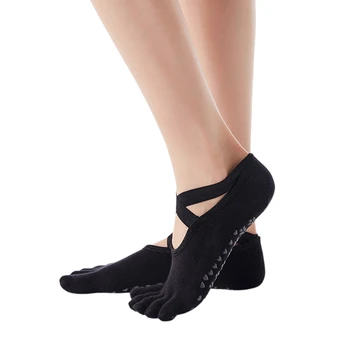 

Professional Women's Yoga Socks Breathable Sport Ballet Dance Socks With Anti-slip Silicone Pilates Dancing Traning Grip Socks