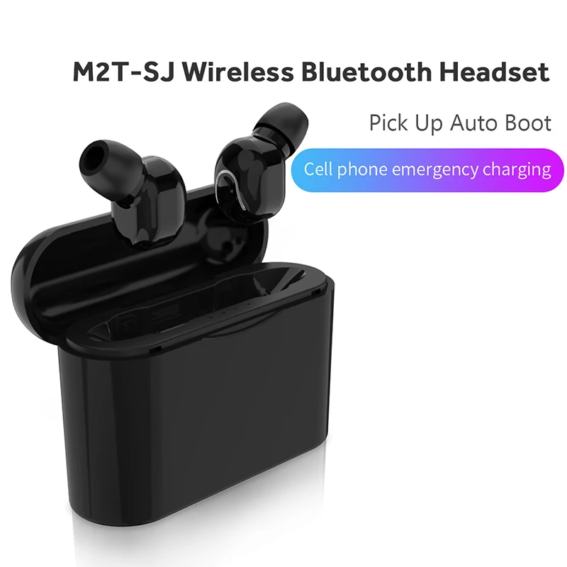 Heaton M2T-SJ TWS Bluetooth-наушники с зарядным устройством 1200 мА · ч Беспроводная