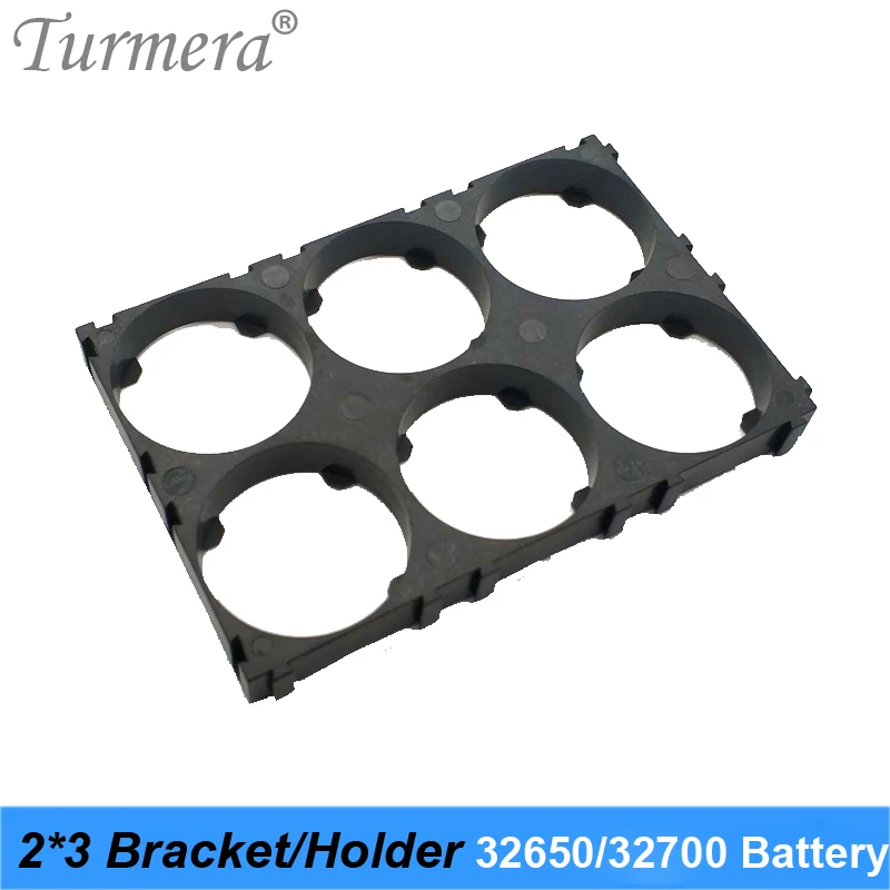 

Turmera 32650 32700 33140 Lifepo4 Battery Bracket 2*3 Holder Assemble for Electric Boat Uninterrupted Power Supply 12V Battery U