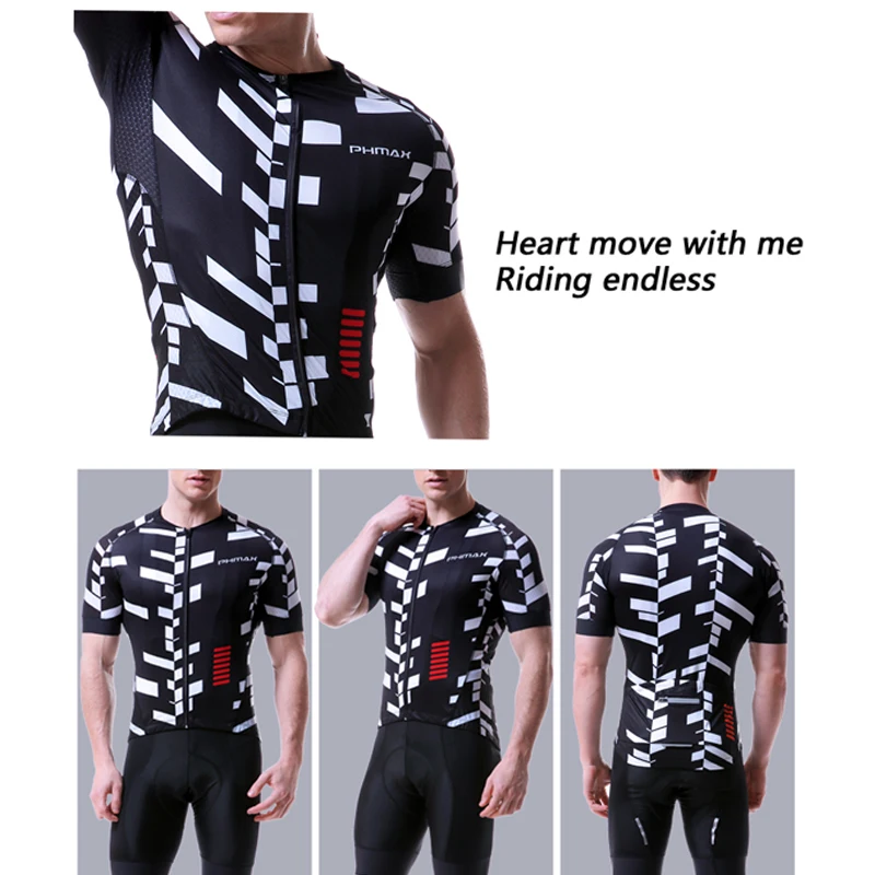 PHMAX Велоспорт Джерси быстросохнущая MTB велосипедная одежда короткий Майо Roupa Ropa De Ciclismo велосипед Джерси
