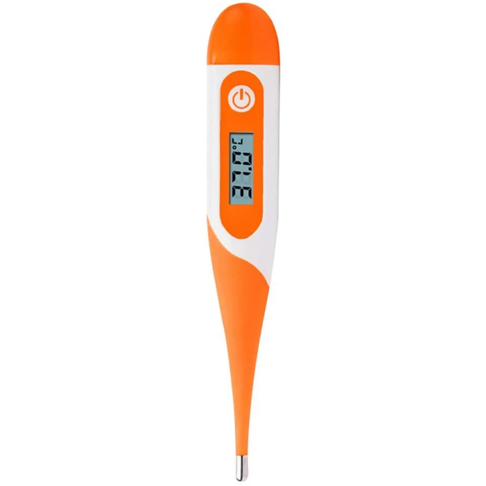

WARMOM 1PC Digital LCD Heating Thermometer Tools Armpit Mouth Temperature Measurement Home Soft Head Electron Thermometer