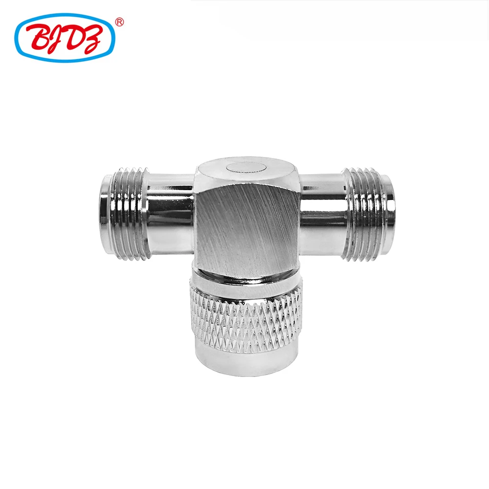 

Free shipping 5pcs N female to male to female connector rf T-type adapter