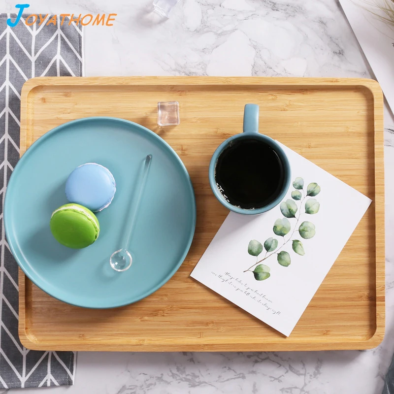 

Japanese Style Bamboo Tea Tray Rectangular Bamboo Tea Tray Fruit Tray Storage Tray Kitchen Accessories Plate Organizer