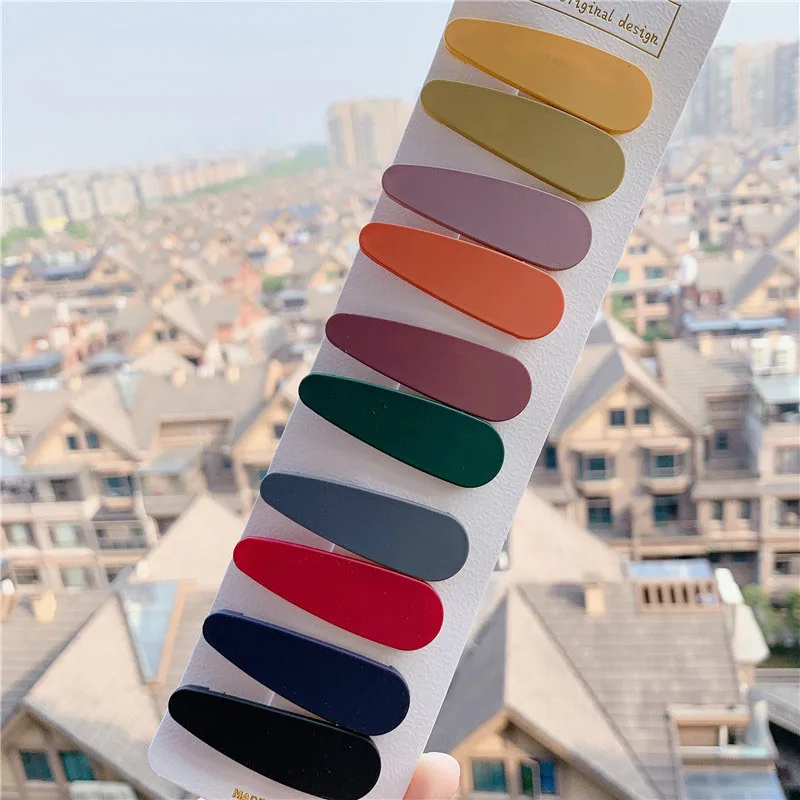 

10pcs/lot Hair Clips For Women Girls Hairpins Acylic Haripins Barrete hair clasp Hair Holder Hair Care Tools Sets