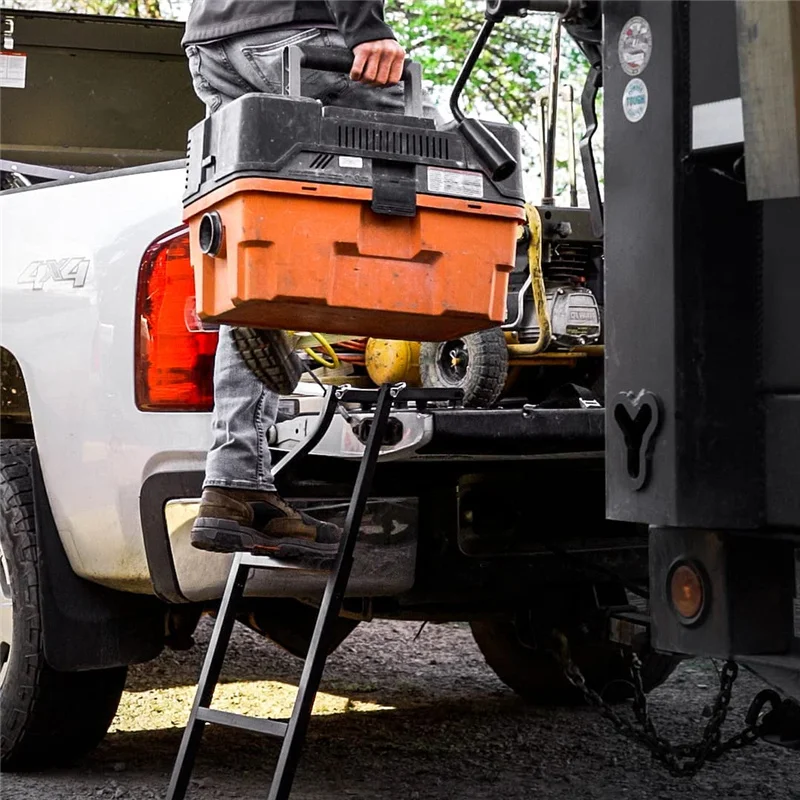 Universal 42 zoll Pickup Truck Tailgate Leiter Heckklappe Leiter für Lkw  Schwarz Auto Hinten Tür Heckklappe Leiter Außen Zubehör Leiter für Leiter  Leiter für Auto Leiter für Pickup-Leiter Leiter für LKW Pickup-Truck-Le 