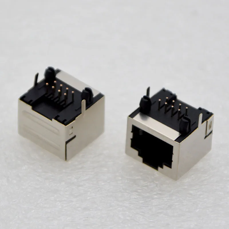 100 шт. RJ45 сетевой разъем Ethernet 56 8P8C без подсветки RJ45 сетевой разъем PCB специальный
