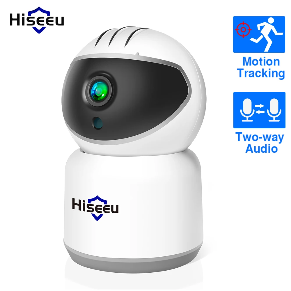 Беспроводная ip камера Hiseeu 1080P Wi Fi 2 мегапиксельная 3 ультратонкая HD