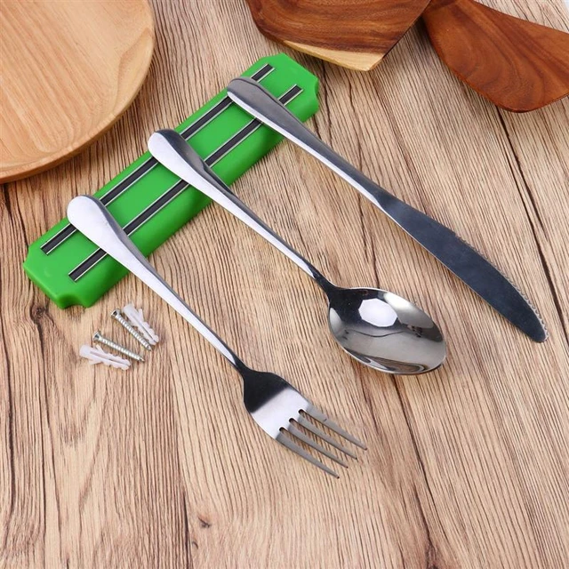 Free Installation Magnetic Knife Holder Wall Mount Black ABS Plastic Block  Storage Holder Chef Rack Strip Utensil Kitchen - AliExpress