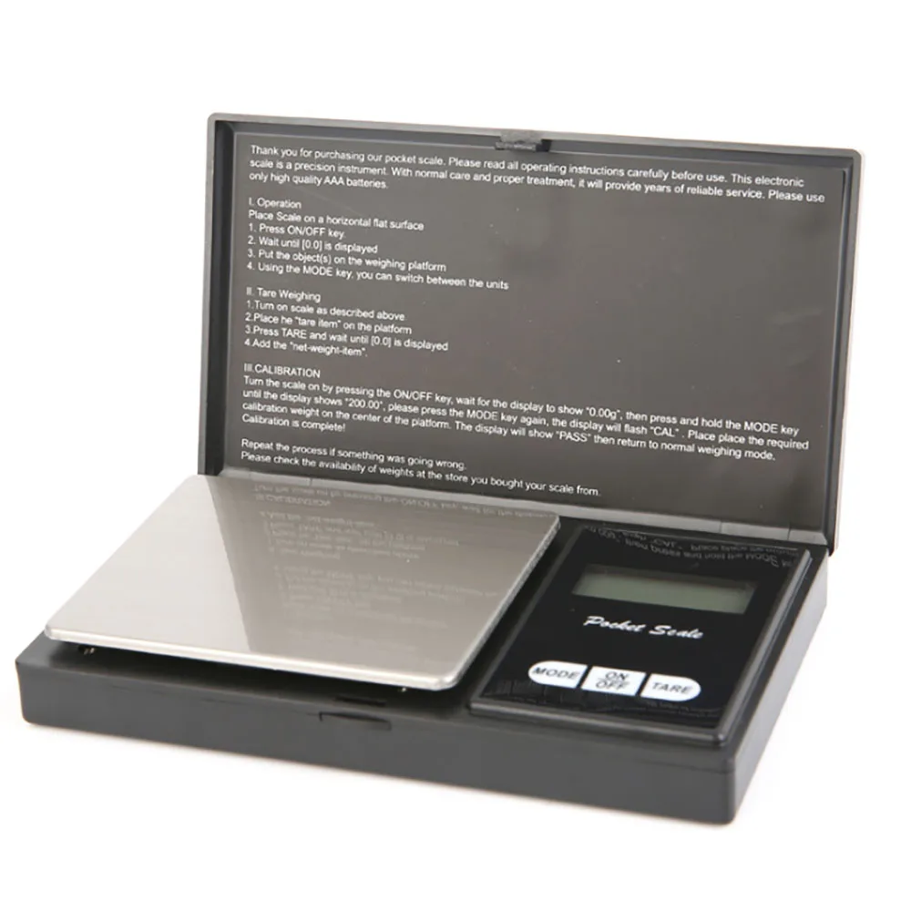 Digital Pocket Scale High Precision Digital Kitchen Scale Jewelry Gold Balance Weight Gram LCD Pocket Weighting Electronic Scale