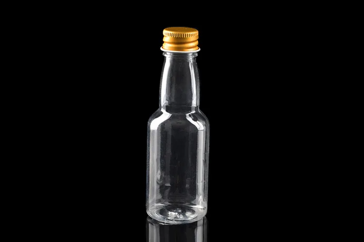 Высота 12 см 80 мл пластиковая бутылка ПЭТ Сода бутылка конфеты бутылка - Цвет: 80ml gold