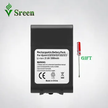 

3300mAh 21.6V V6 Series for DYSON Li-ion Rechargeable Battery Replacement Battery 965874-02 DC61 DC62 DC72 DC58 DC59 DC74