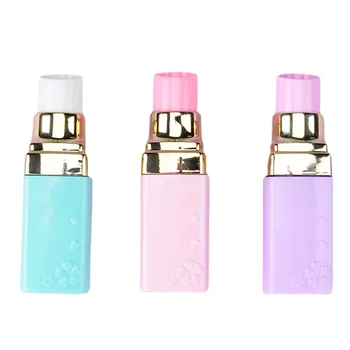 

3pcs Gift White Out For Students Cute Correction Tape Office School Portable Adhesive Stationery Funny Lipstick Shaped Instant