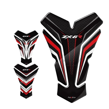 

New 3D Motorcycle Tank Pad Protector Sticker Case for Kawasaki ZX6R ZX-6R 636 All