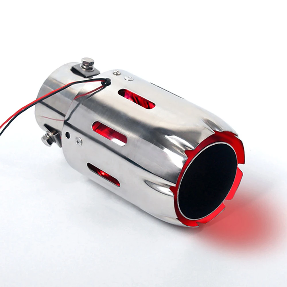 

GM exhaust pipe stainless steel car light tailpipe exhaust pipe modified fire-resistant high temperature LED lamp
