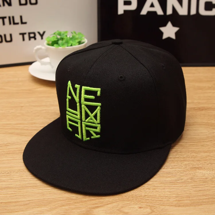 

Letter neymar Snapback Caps Hip Hop Male Bone Baseball Cap Adult Men Women Hat Female Band Rock Baseball Flat Hats Fitted caps