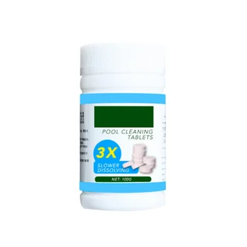 

Effectively Purify Water Quality Crystal Transparent Foaming Cleaning Agent Effervescent Tablets Swimming Pool Cleaning Tablets