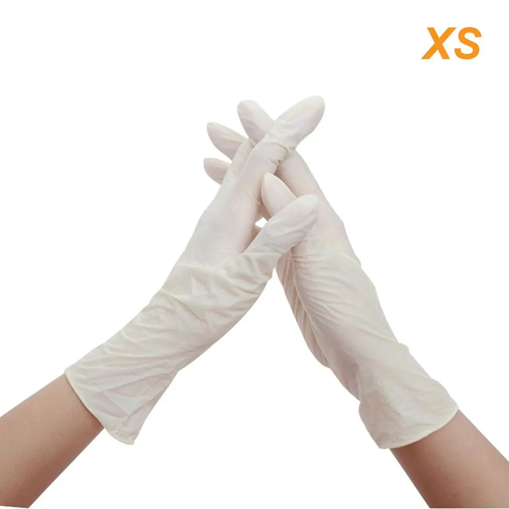 

TLFCMD Ammex Disposable Gloves Latex Medical Gloves Food Cosmetic Dental Hand Mask Inspection Experimental Research Gloves