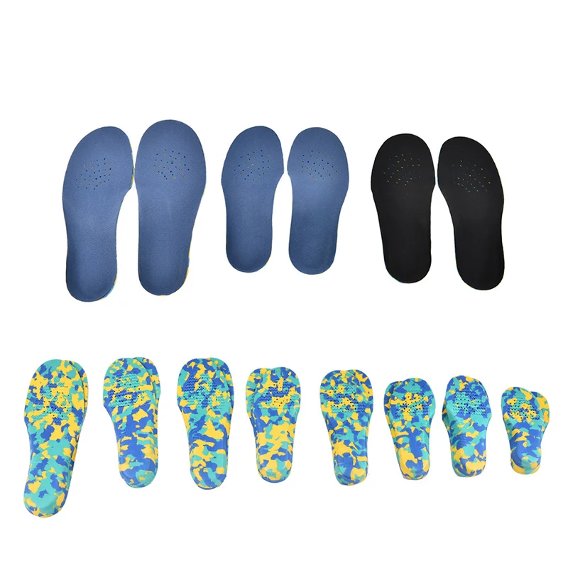 1 пара ортопедические стельки EVA детские ортопедические подушки коррекция стельки для обуви Плоская стопа супинатор