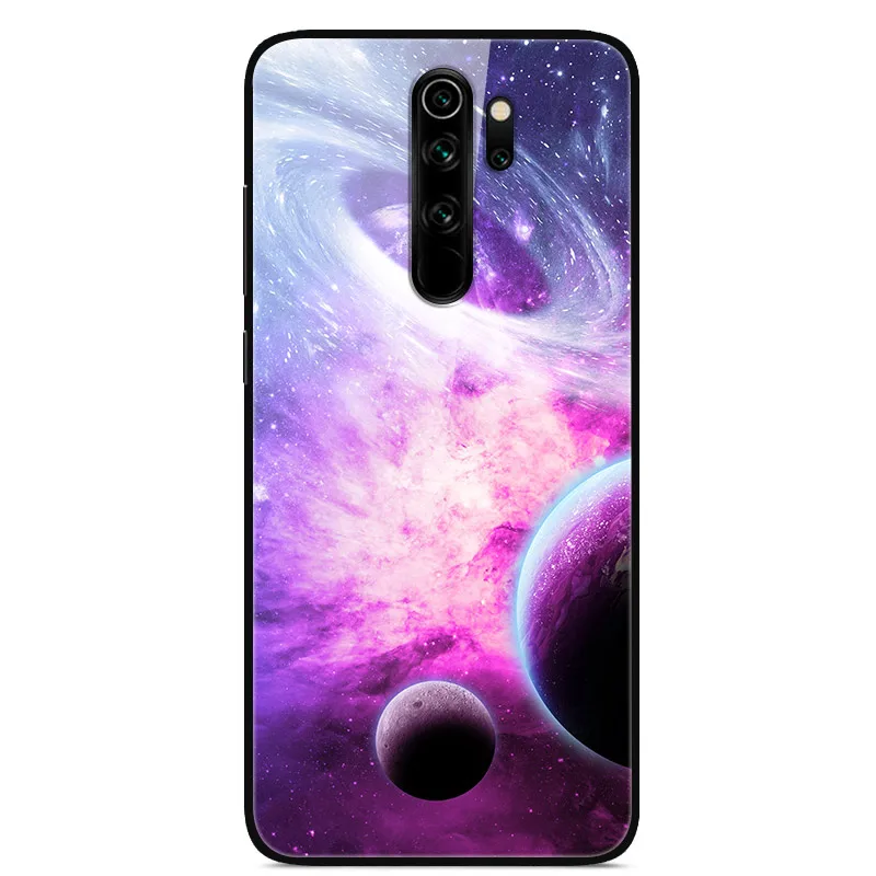 57 Redmi Note 8 Pro Чехол 6,53 ''стекло твердая задняя крышка для Xiaomi Redmi Note 8 Pro чехлы для телефонов силикон бампер Fundas Redmi Note8 8T - Цвет: 57