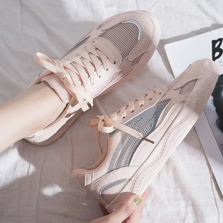 

Summer Mesh White Shoes Women's 2019 New Style Korean-style Sports Casual Trendy Shoes Versitile Fashion Anti-slip Breathable Sn