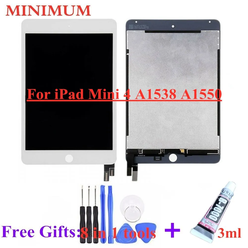 

New For iPad Mini 4 A1538 A1550 LCD Display Touch Screen Digitizer Assembly Replacement Parts For iPad Mini4 EMC 2815 EMC 2824