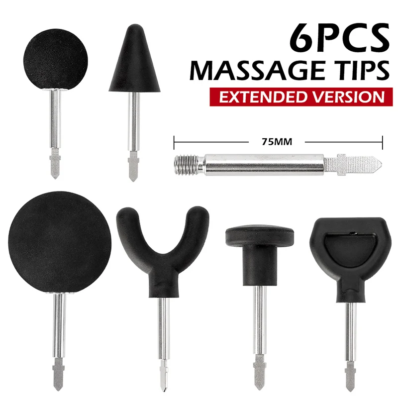 

Muscle Relaxation Massage Guns Attachments Massage Tip & Bit Adapter Extended Heads For Jigsaw/Worx/Ryobi
