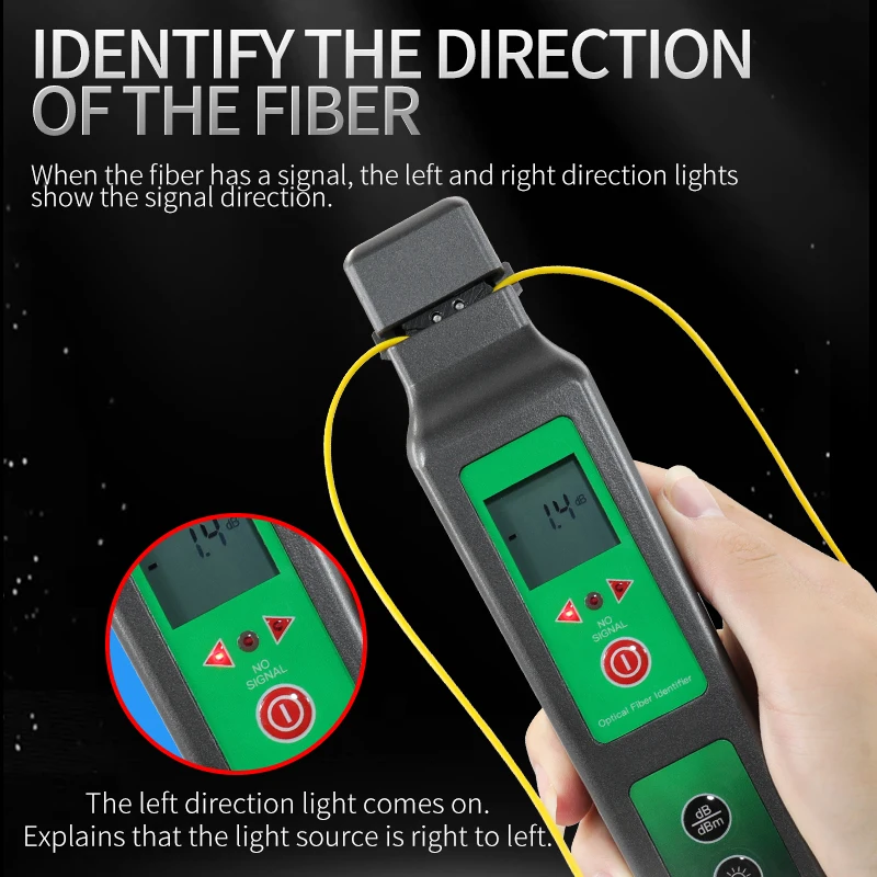 New Optical Fiber Identifier KFI-40 800-1700nm SM