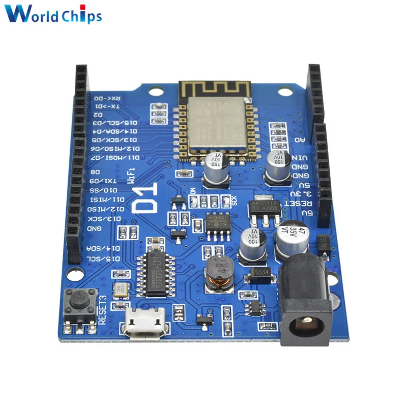 Плата разработки OTA WeMos D1 CH340 CH340G Wi Fi ESP8266 ESP 12 модуль Micro USB для Arduino IDE UNO R3 ONE 3 В 5 в