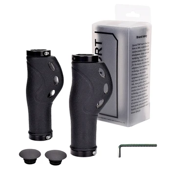 

MTB Handlebar Cover Grips Mountain Road Cycling Bike Bicycle Smooth Soft Rubber Anti-slip Handle Grip Lock mtb accessories