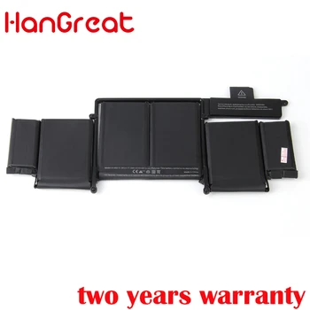 

HanGreat A1493 Laptop Battery For Apple Macbook Pro 13" A1502 ME864 ME866LL/A 020-8148 Late 2013 Mid 2014 Retina 11.34V 71.8wh