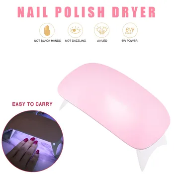 

6w Led Nail Lamp Used For Gel Polish 6w Nail Lamp Professional Auto Sensing Nail Manicure Tools For Gel Varnish Nail Lamp