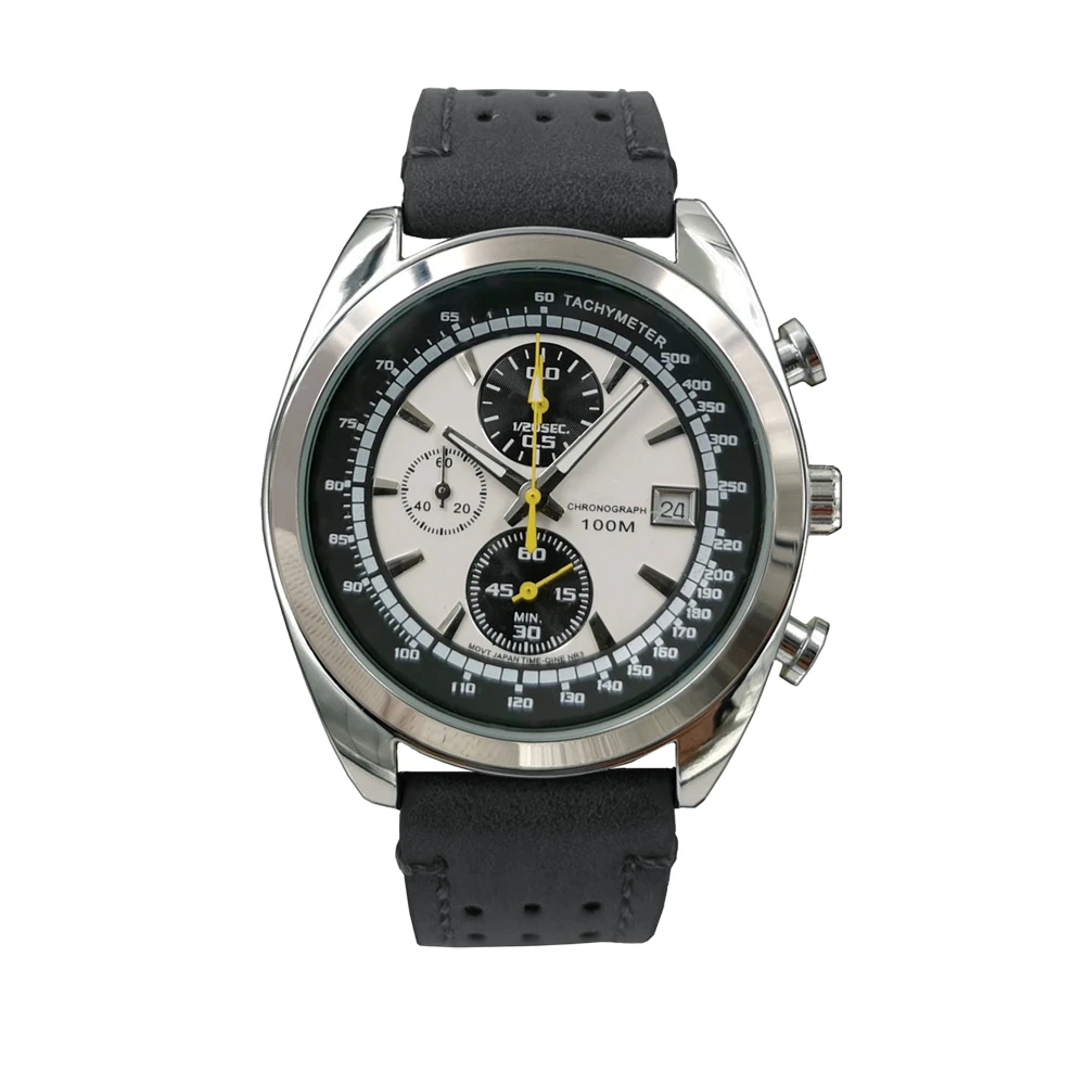 E Move Premium Luxury Men's Multifunctional Quartz E-Commerce Best-Selling Breathable Leather High-Grade Waterproof Watch