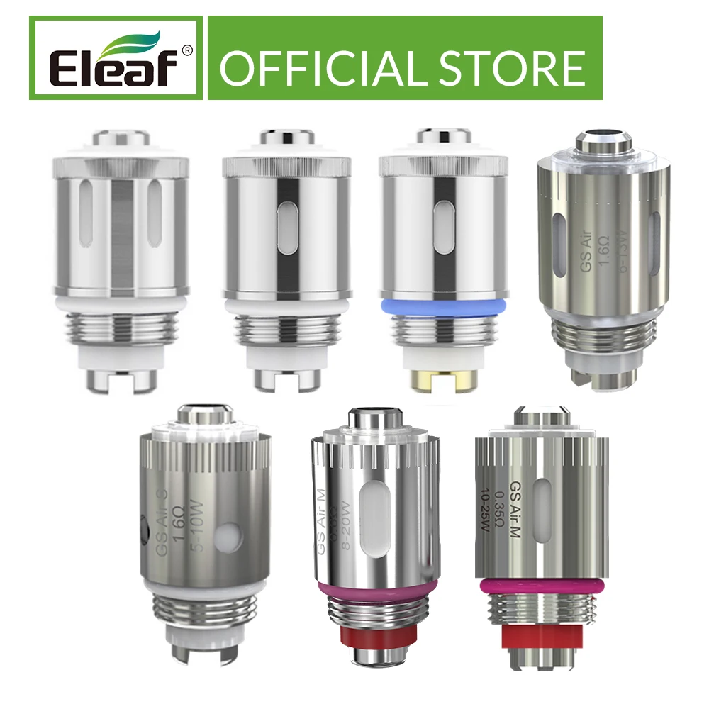 Оригинальная головка спирали Eleaf GS Air Coil Air-M из чистого хлопка 0 75 Ом/1 2 Ом для