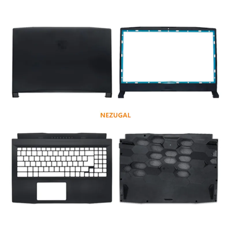 Shell Del Computer Portatile Per Msi Gf66 Ms-1581 Serie 1582 Lcd Back Cover/Front Cover/Tastiera Cover/Bottom Cover A B C D Cover Nero