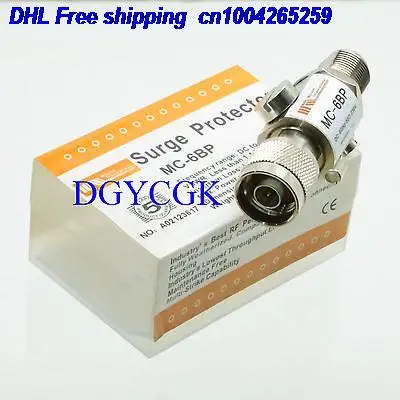

DHL 10pcs for electric Arrestor N male plug to N female jack 0-6GHZ 230V 50 ohm MC-6BP Coaxial 22ra
