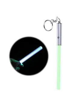 

Durable Glow Pen Flash Torch Magic Wand Stick Lightsaber LED Light Keychain New Q39D