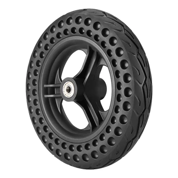 

Electric Scooter Tire 10 Inch Solid Tyre Non-Pneumatic Anti-Puncture Non-Slip Wheel Tire with Hub for Xiaomi M365