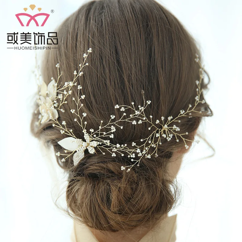 

C 170 NPASON Bride Headwear Design Diy Manual Hair Insert Three-piece Ornaments