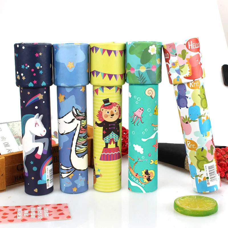 Children Classic Toy Kaleidoscope Rotatable Top Toddler Sensory Toys Kids Gift B99