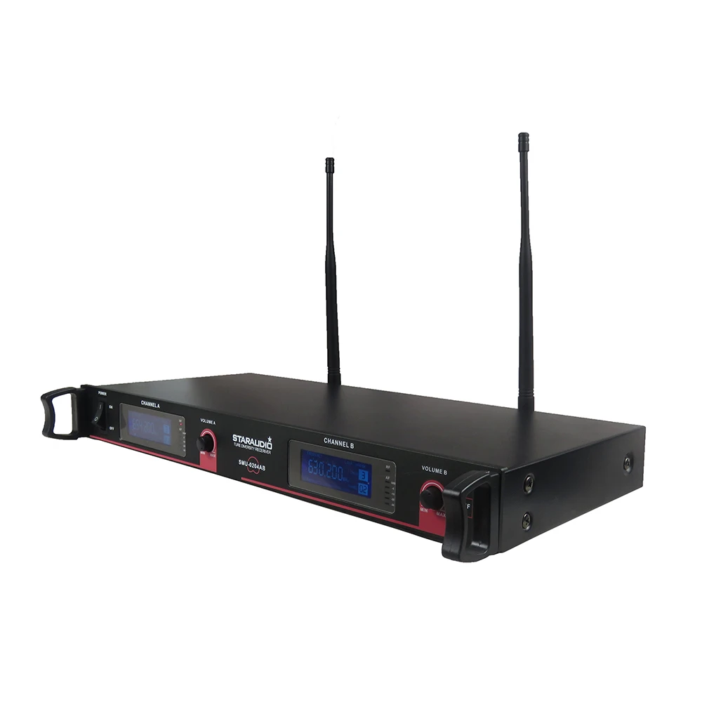 STARAUDIO 2 канала UHF отворот Lalavlier гарнитура Беспроводной микрофон Системы 2CH КТВ этап караоке церкви микрофон SMU-0204AB